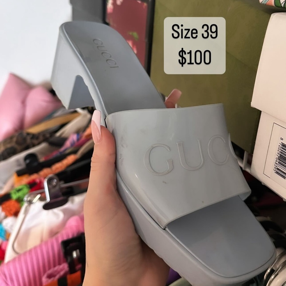 Gucci rubber slides